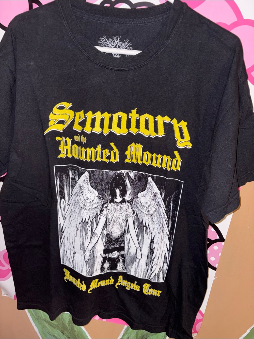 Sematary Haunted Mound Angels Tour Tee